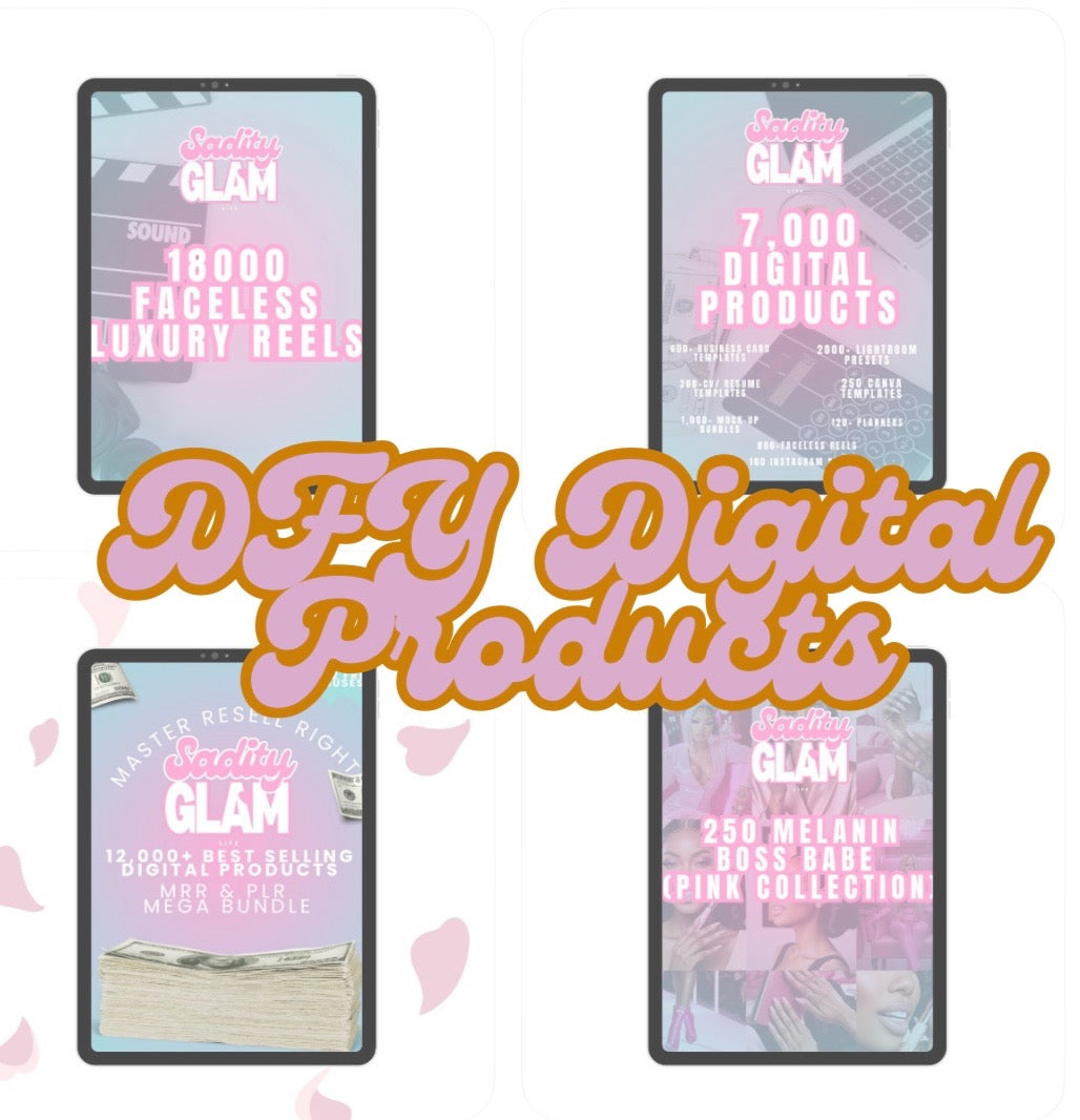 DFY-Done For You Products