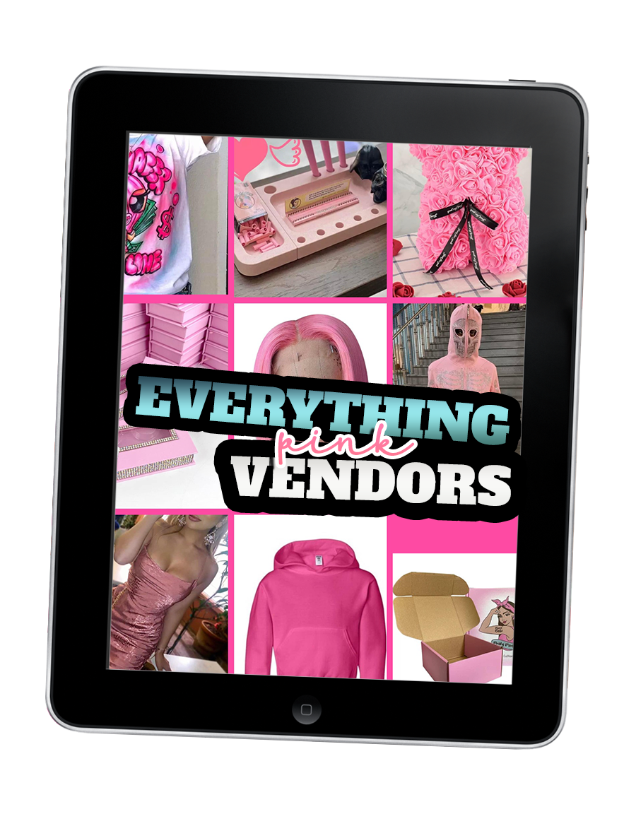 Everything Pink Vendors List