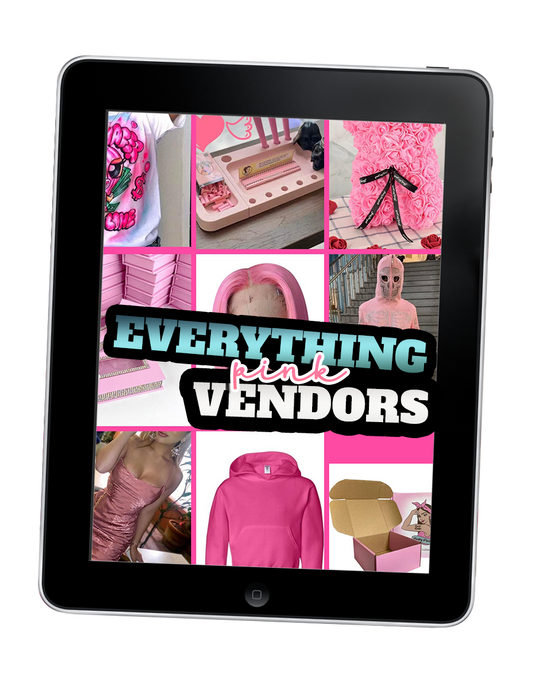 Everything Pink Vendors List