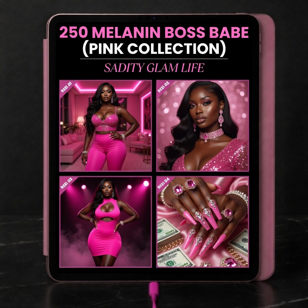 250 Melanin Boss Babes (Pink Collection)
