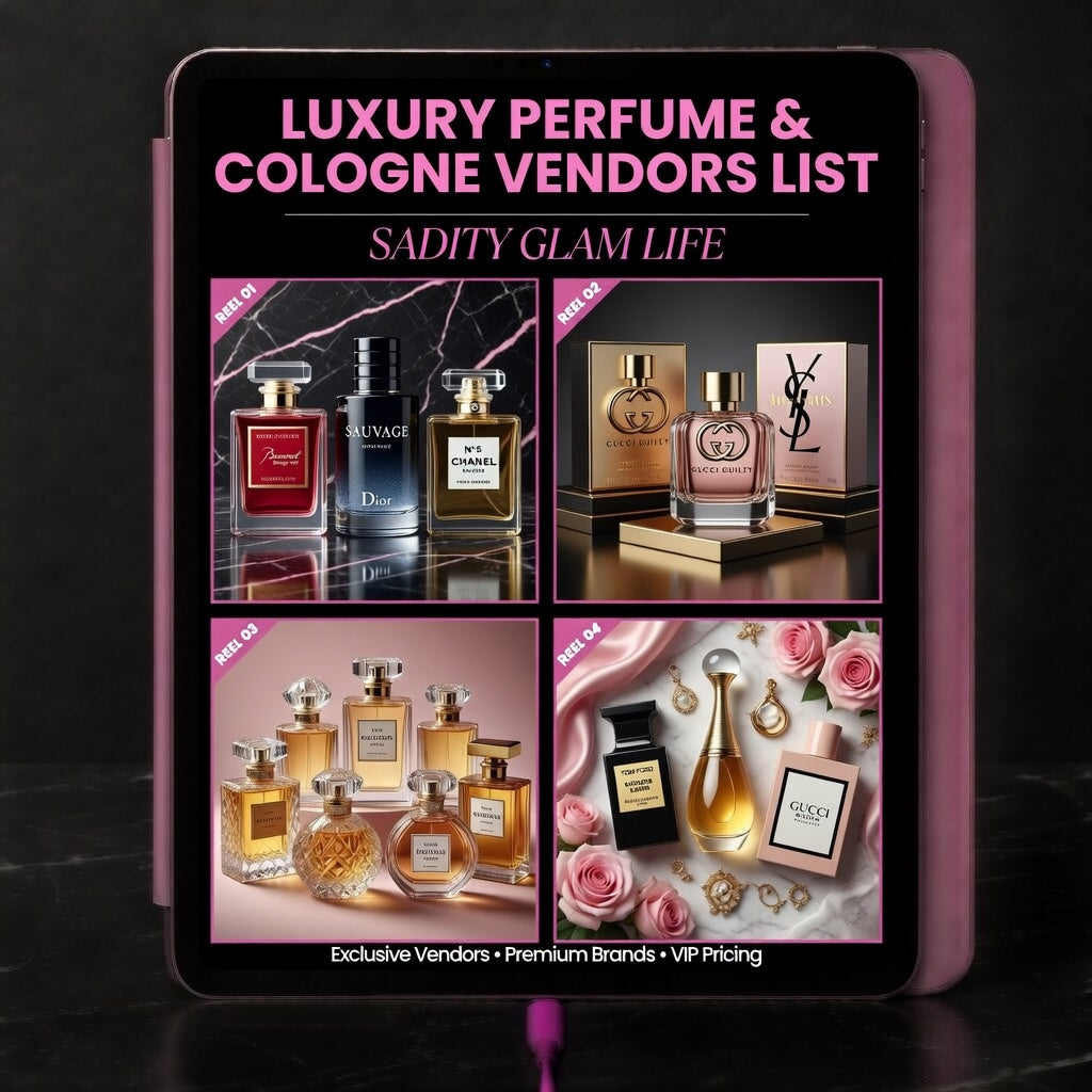 Cologne/Perfume Vendors List