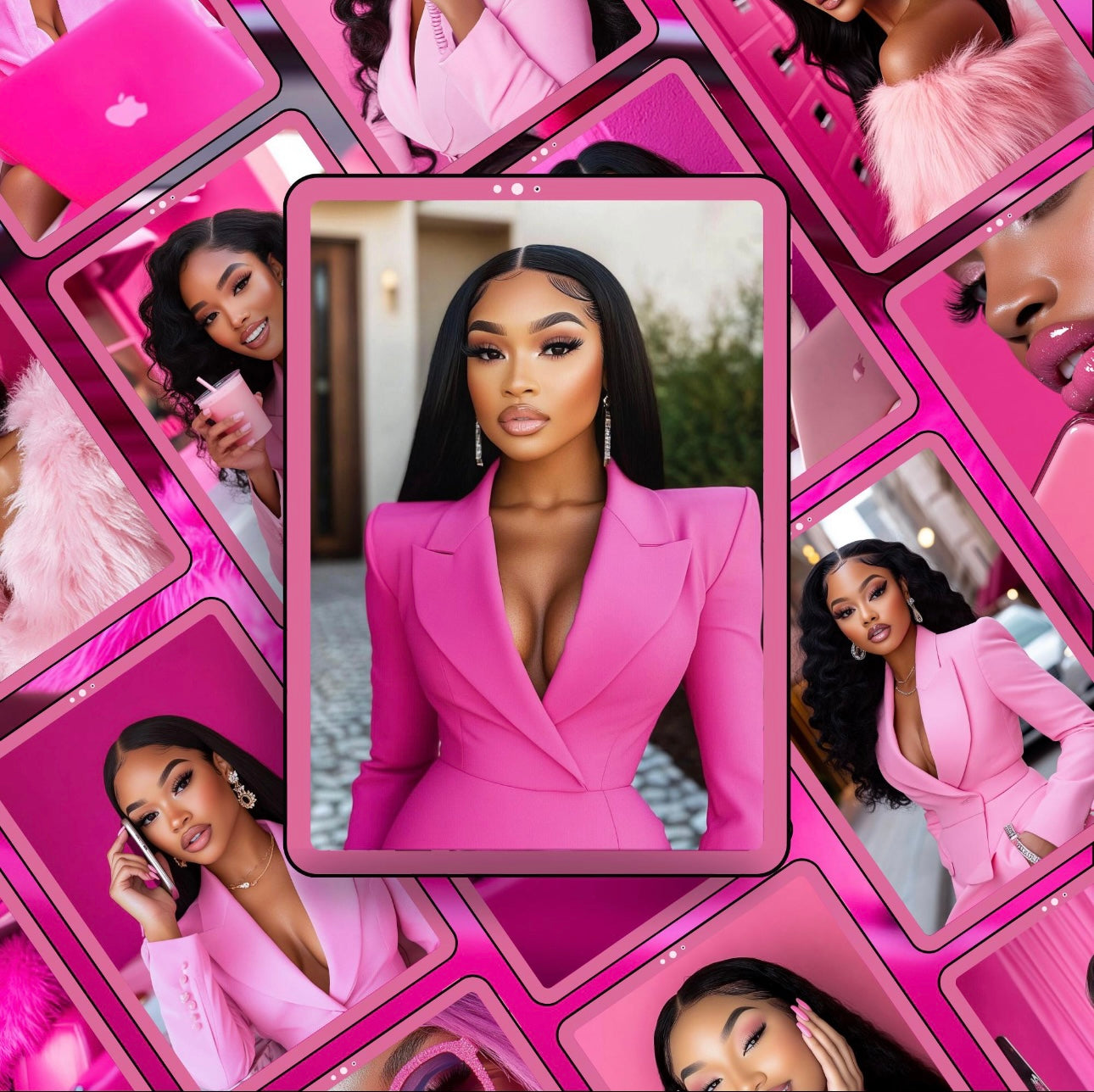 200 Melanin Boss Babes (Pink Collection)