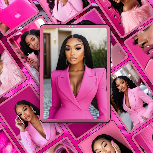 200 Melanin Boss Babes (Pink Collection)